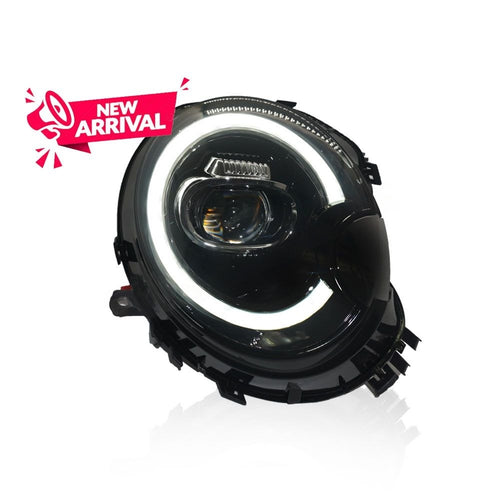 MINI COOPER R55/56/57 2007-2013 PROJECTOR LED HI-LO BEAM DRL SEQUENTIAL SIGNAL WELCOME LIGHT HEADLAMP