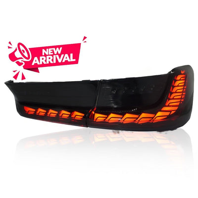BMW 3 SERIES G20 2019-2021 LED SEQUENTIAL SIGNAL WELCOME LIGHT GTS STYLE SMOKE TAILLAMP