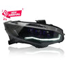 HONDA CIVIC FC 2016-2021 PROJECTOR LED HI-LO BEAM SEQUENTIAL SIGNAL WELCOME LIGHT 3D CRYSTAL PURPLE DIAMOMD STYLE HEADLAMP