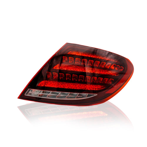 MERCEDES BENZ C-CLASS W204 2014-2017 LED SEQUENTIAL SIGNAL WELCOME LIGHT RED TAILLAMP