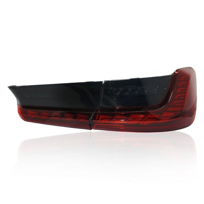BMW 3 SERIES G20 2019-2021 LED SEQUENTIAL SIGNAL WELCOME LIGHT GTS STYLE (RED/SMOKE) TAILLAMP