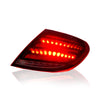 MERCEDES BENZ C-CLASS W204 2014-2017 LED SEQUENTIAL SIGNAL WELCOME LIGHT RED TAILLAMP