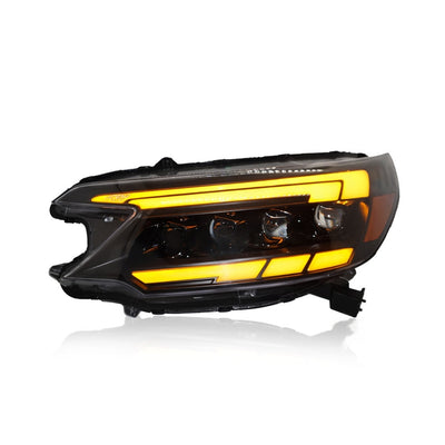 HONDA CRV G4 2012-2014 PROJECTOR LED HI-LO BEAM SEQUENTIAL SIGNAL WELCOME LIGHT ONE TOUCH BLUE HEADLAMP