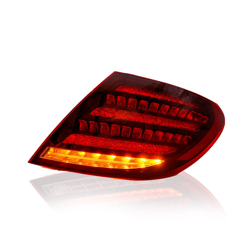MERCEDES BENZ C-CLASS W204 2014-2017 LED SEQUENTIAL SIGNAL WELCOME LIGHT RED TAILLAMP