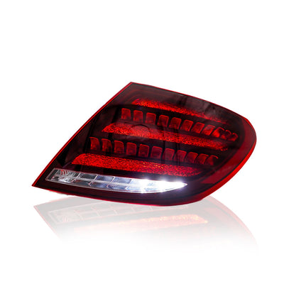 MERCEDES BENZ C-CLASS W204 2014-2017 LED SEQUENTIAL SIGNAL WELCOME LIGHT RED TAILLAMP