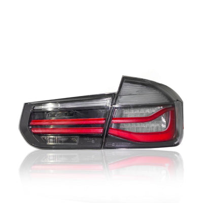 BMW 3 SERIES F30 2011-2019 LED SEQUENTIAL SIGNAL TAILLAMP M PERFORMANCE BLACKLINE STYLE COMPATIBLE PRE-FACELIFT MODEL (BLK)