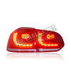 VOLKSWAGEN GOLF 6 MK6 2008-2012 LED GTI STYLE RED TAILLAMP