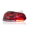 VOLKSWAGEN GOLF 6 MK6 2008-2012 LED GTI STYLE RED TAILLAMP
