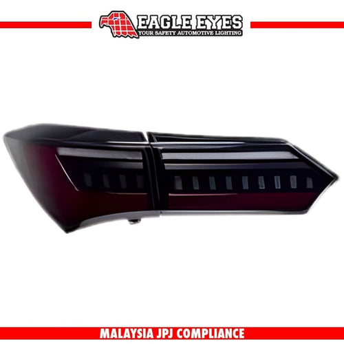 TOYOTA COROLLA ALTIS G10 2014-2016 LED SEQUENTIAL SIGNAL WELCOME LIGHT DYNAMIC STYLE SMOKE RED LIGHT BAR TAILLAMP