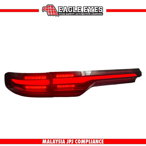 HONDA HRV 2022-2025 LED SEQUENTIAL SIGNAL WELCOME LIGHT PORSCHE MACAN STYLE SMOKE RED LIGHT BAR TAILLAMP