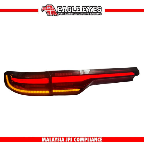 HONDA HRV 2022-2025 LED SEQUENTIAL SIGNAL WELCOME LIGHT PORSCHE MACAN STYLE SMOKE RED LIGHT BAR TAILLAMP