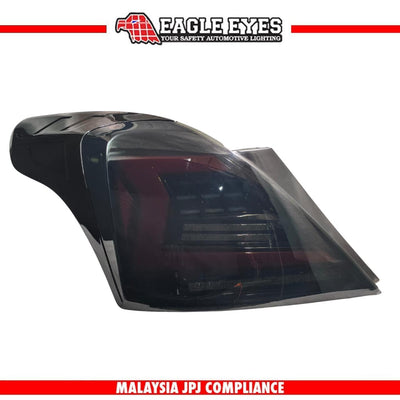 NISSAN ALMERA N17 2011-2019 LED SEQUENTIAL SIGNAL WELCOME LIGHT VERSION DYNAMIC SMOKE RED LIGHT BAR TAILLAMP