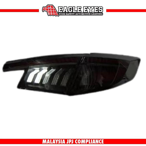 HONDA CIVIC HATCHBACK TYPE-R (FL1,FL2,FL4,FL5) 2022-2025 SEQUENTIAL SIGNAL WELCOME LIGHT SMOKE RED LIGHT BAR DYNAMIC WITH GARNISH LAMP TAILLAMP