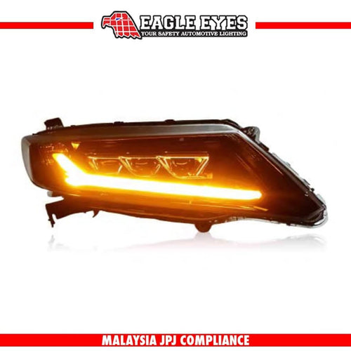 HONDA CITY GM6 2014-2017 LED HI-LO BEAM SEQUENTIAL SIGNAL WELCOME LIGHT RED DEMON EYES HEADLAMP