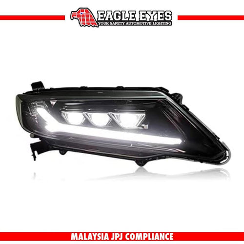 HONDA CITY GM6 2014-2017 LED HI-LO BEAM SEQUENTIAL SIGNAL WELCOME LIGHT RED DEMON EYES HEADLAMP