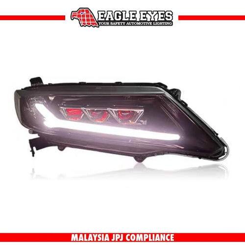 HONDA CITY GM6 2014-2017 LED HI-LO BEAM SEQUENTIAL SIGNAL WELCOME LIGHT RED DEMON EYES HEADLAMP