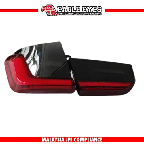 BMW 3 SERIES F30/F35 2012-2019 LED SEQUENTIAL SIGNAL WELCOME LIGHT G20/G28 STYLE (SMOKE/RED LIGHT BAR) TAILLAMP