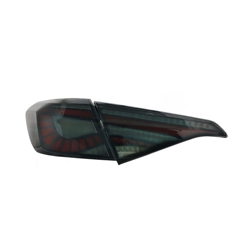 HONDA CIVIC FE 2021-2024 LED SEQUENTIAL SIGNAL WELCOME LIGHT SMOKE RED LIGHT BAR DRAGON SCALE TAILLAMP