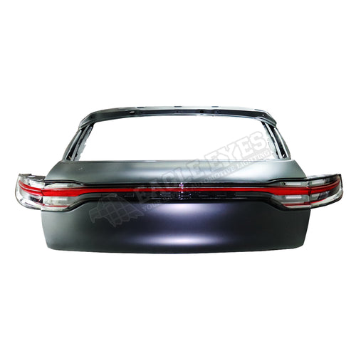 PORSCHE MACAN 2014-2017 LED SEQUENTIAL SINGAL WELCOME LIGHT SMOKE/RED LINE TAILLAMP WITH GARNISH LAMP & REAR BONNET