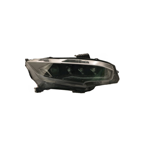 HONDA CIVIC FC 2016-2021 PROJECTOR LED HI-LO BEAM SEQUENTIAL SIGNAL WELCOME LIGHT 3D CRYSTAL DIAMOMD STYLE HEADLAMP