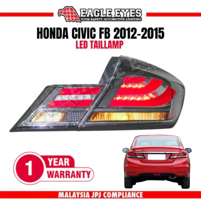 HONDA CIVIC FB6 2012-2015 LED SMOKE TAILLAMP