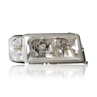 MERCEDES BENZ C-CLASS W201 1982-1993 CRYSTAL HEADLAMP WITH CORNER LAMP