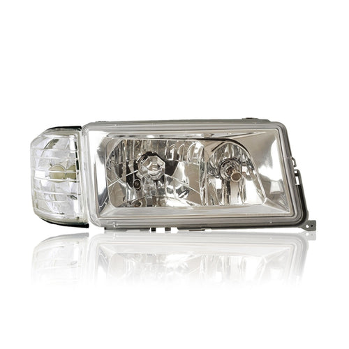 MERCEDES BENZ C-CLASS W201 1982-1993 CRYSTAL HEADLAMP WITH CORNER LAMP