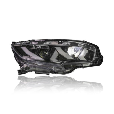 HONDA CIVIC FC 2016-2021 PROJECTOR LED HI-LO BEAM SEQUENTIAL SIGNAL WELCOME LIGHT ONE TOUCH BLUE RED DEMON EYES LAMBORGHINI STYLE HEADLAMP