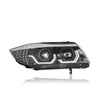 BMW 3 SERIES E90 2005-2008 PROJECTOR HEXAGON ANGLE EYES LED LO BEAM DRL HEADLAMP