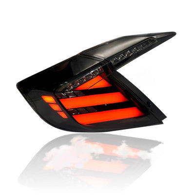 HONDA CIVIC FC 2016-2021 LED SEQUENTIAL SIGNAL WELCOME LIGHT TYPE R STYLE SMOKE TAILLAMP V8