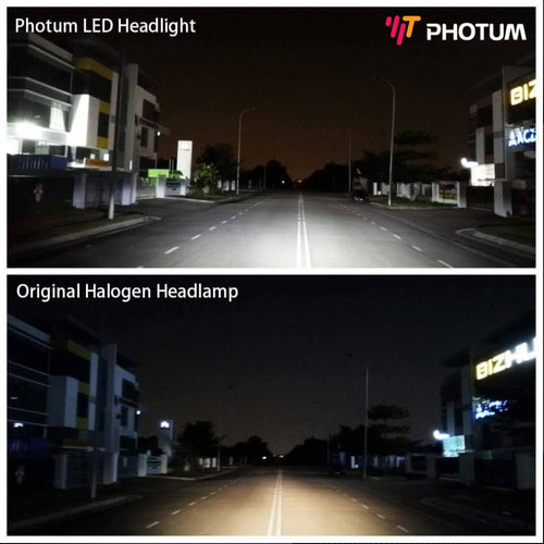 PHOTUM HIGHT POWER 55W 8000 LUMENS 5500K HEADLAMP LED BULB H4