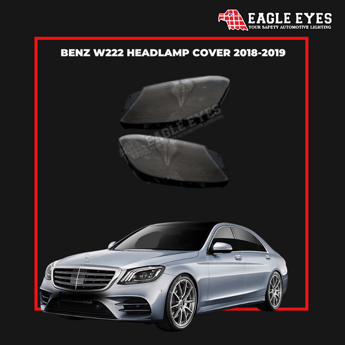 MERCEDES BENZ S-CLASS W222 2018-2019 HEADLAMP COVER