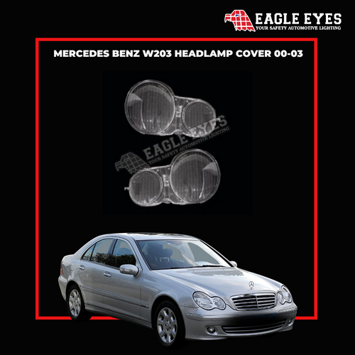 MERCEDES BENZ C-CLASS W203 2000-2003 HEADLAMP COVER