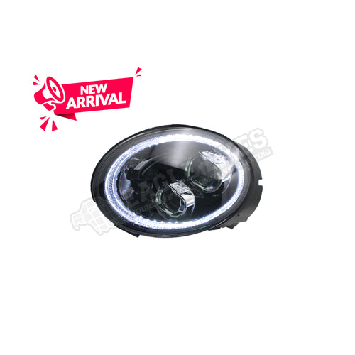 VOlKSWAGEN BEETLE 2006-2012 PROJECTOR LED HI-LO BEAM SEQUENTIAL SIGNAL WELCOME LIGHT HEADLAMP