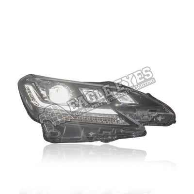 TOYOTA MARK-X REIZ 2013-2017 LED SEQUENTIAL SIGNAL ONE TOUCH BLUE RED DEMON EYES HEADLAMP