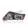 TOYOTA HARRIER XU30 2004-2009 LED SEQUENTIAL SIGNAL RED/CLEAR TAILLAMP