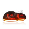 VOLKSWAGEN GOLF 6 MK6 2008-2012 LED SEQUENTIAL SIGNAL GTI STYLE SMOKE TAILLAMP