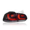 VOLKSWAGEN GOLF 6 MK6 2008-2012 LED SEQUENTIAL SIGNAL GTI STYLE SMOKE TAILLAMP