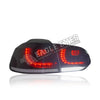 VOLKSWAGEN GOLF 6 MK6 2008-2012 LED SEQUENTIAL SIGNAL GTI STYLE SMOKE TAILLAMP