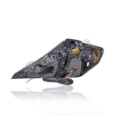 TOYOTA ALPHARD VELLFIRE 2008-2014 LED SEQUENTIAL SIGNAL BLACK TAILLAMP
