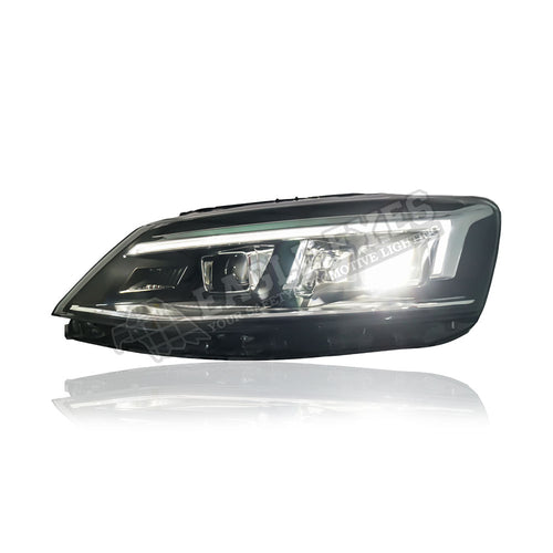 VOLKSWAGEN JETTA 2011-2018 PROJECTOR LED HI-LO BEAM AUDI STYLE HEADLAMP