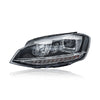 VOLKSWAGEN GOLF 7 MK7 2013-2018 PROJECTOR LED HI-LO BEAM GTI STYLE HEADLAMP