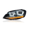 VOLKSWAGEN GOLF 7 MK7 2013-2018 PROJECTOR LED HI-LO BEAM GTI STYLE HEADLAMP