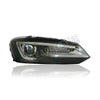 VOLKSWAGEN POLO VENTO 2009-2018 PROJECTOR AUDI STYLE LED HI-LO BEAM SEQUENTIAL SIGNAL HEADLAMP