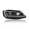 VOLKSWAGEN JETTA 2011-2018 PROJECTOR LED HI-LO BEAM SEQUENTIAL SIGNAL HEADLAMP