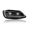 VOLKSWAGEN JETTA 2011-2018 PROJECTOR LED HI-LO BEAM SEQUENTIAL SIGNAL HEADLAMP