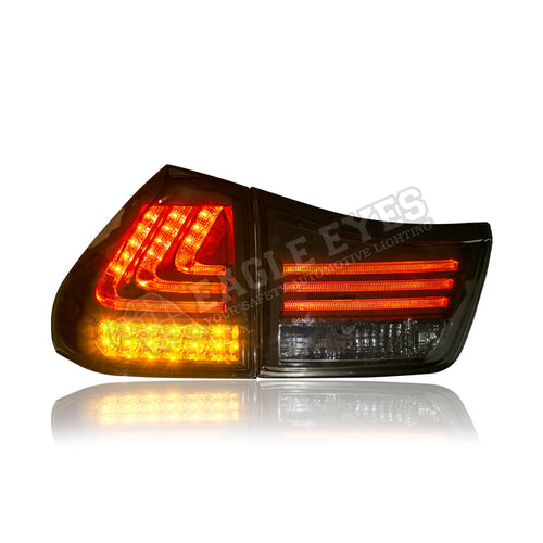 TOYOTA HARRIER XU30 2004-2009 LED SEQUENTIAL SIGNAL BLACK/CLEAR TAILLAMP