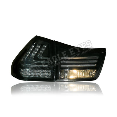 TOYOTA HARRIER XU30 2004-2009 LED SEQUENTIAL SIGNAL BLACK/CLEAR TAILLAMP