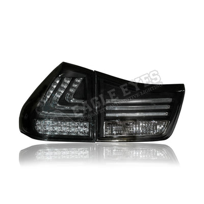 TOYOTA HARRIER XU30 2004-2009 LED SEQUENTIAL SIGNAL BLACK/CLEAR TAILLAMP