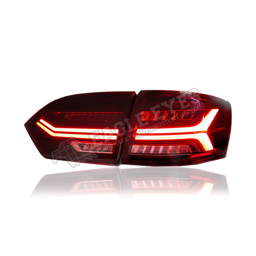 VOLKSWAGEN JETTA 2011-2018 LED SEQUENTIAL SIGNAL AUDI STYLE RED TAILLAMP